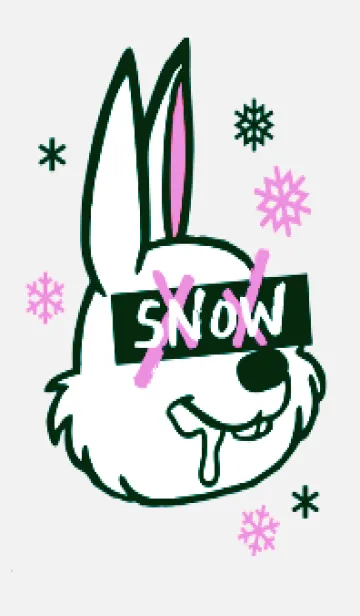 [LINE着せ替え] スノーラビット .22の画像1
