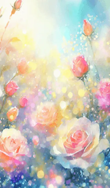 [LINE着せ替え] 薔薇(バラ)の花の着せかえ(R804)の画像1