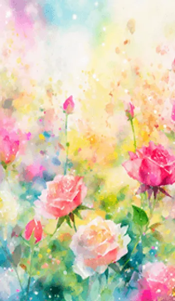 [LINE着せ替え] 薔薇(バラ)の花の着せかえ(R806)の画像1