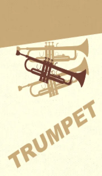 [LINE着せ替え] Trumpet CLR 栗皮茶の画像1