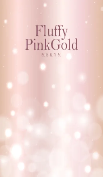 [LINE着せ替え] Fluffy Pink Gold HEART - MEKYM 32の画像1