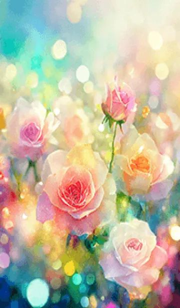 [LINE着せ替え] 薔薇(バラ)の花の着せかえ(R812)の画像1