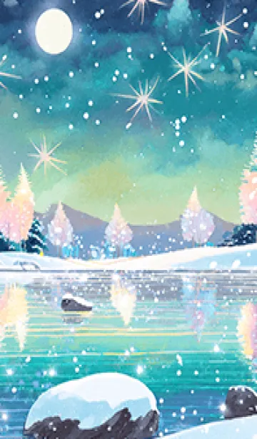 優美な冬の風景の着せかえ(Winter-786)の着せ替えメイン画像