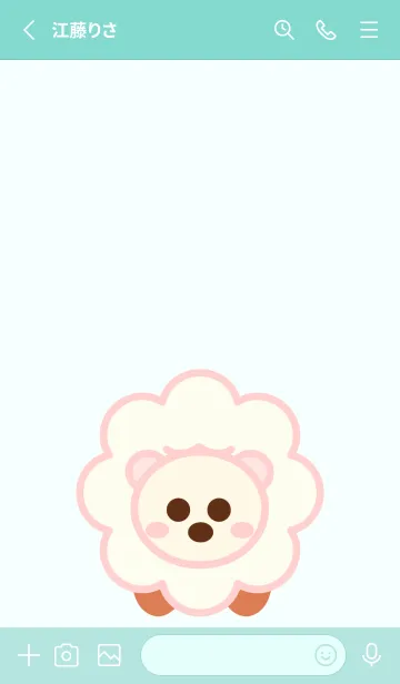 [LINE着せ替え] Baby sheep farm 4の画像2