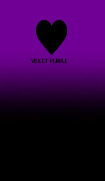 [LINE着せ替え] Black & Violet Purple Theme V.5 (JP)の画像1