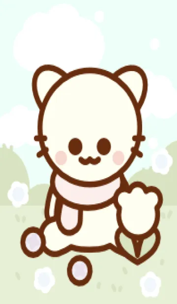 [LINE着せ替え] Baby meow theme 4の画像1