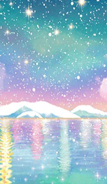 [LINE着せ替え] 優美な冬の風景の着せかえ(Winter-782)の画像1