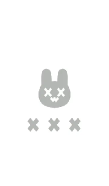 [LINE着せ替え] 地雷うさぎ(dusty color2-04)の画像1