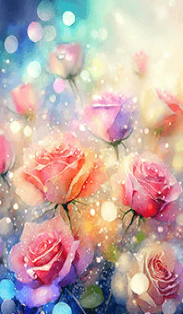 [LINE着せ替え] 薔薇(バラ)の花の着せかえ(R818)の画像1