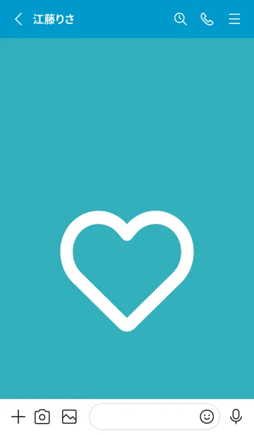 [LINE着せ替え] ハート アイコン 20の画像2