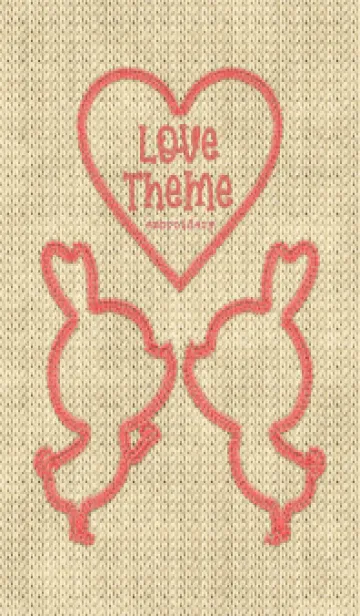 [LINE着せ替え] Love Theme Embroidery 24の画像1