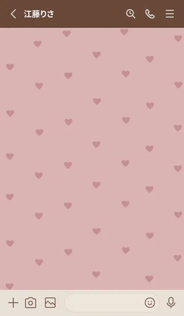 [LINE着せ替え] pattern_heart :kusumipinkの画像2