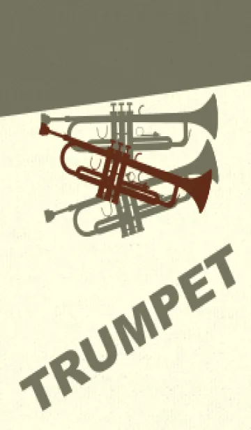 [LINE着せ替え] Trumpet CLR セピアの画像1