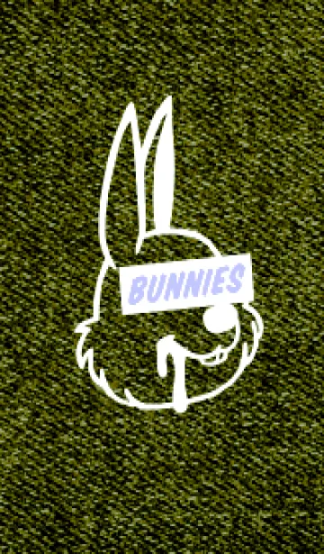 [LINE着せ替え] カラー デニム バニー 106の画像1