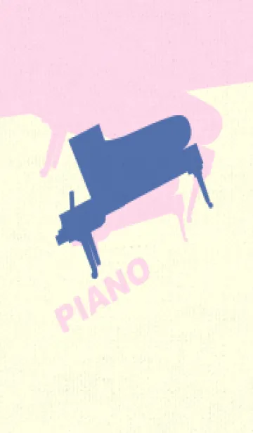 [LINE着せ替え] Piano CLR ラベンダーブルーの画像1