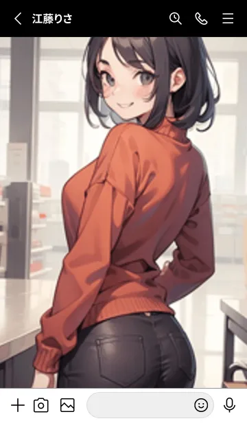 [LINE着せ替え] 少女が一人 #MB013。の画像2