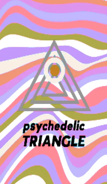 [LINE着せ替え] サイケデリック トライアングル 295の画像1