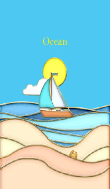 [LINE着せ替え] Enamel Pin ocean 12の画像1
