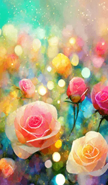 [LINE着せ替え] 薔薇(バラ)の花の着せかえ(R832)の画像1