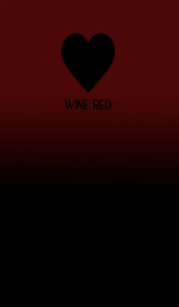 [LINE着せ替え] Black & Wine Red Theme V.5 (JP)の画像1