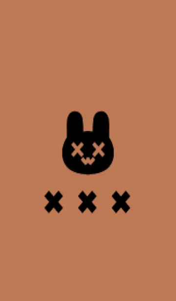 [LINE着せ替え] 地雷うさぎ(dusty color3-02)の画像1