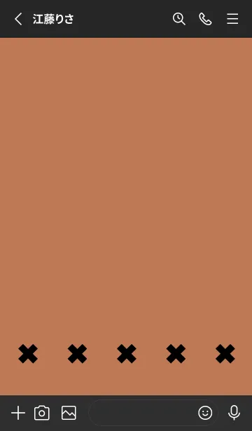 [LINE着せ替え] 地雷うさぎ(dusty color3-02)の画像2