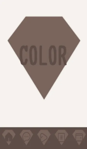 [LINE着せ替え] beige color Z41の画像1