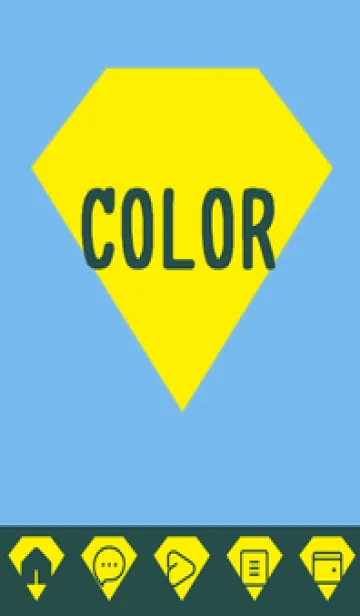 [LINE着せ替え] blue color Z41の画像1