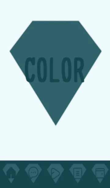 [LINE着せ替え] blue color Z43の画像1