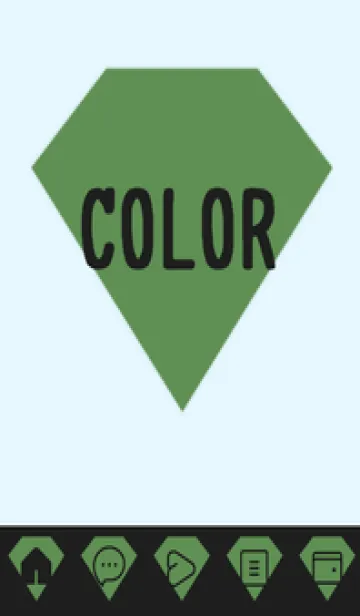 [LINE着せ替え] blue color Z44の画像1