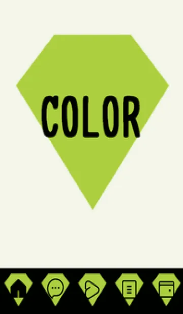 [LINE着せ替え] green color Z83の画像1