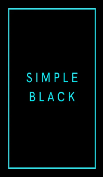 [LINE着せ替え] シンプル ブラック -1の画像1