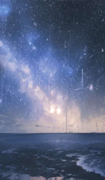 [LINE着せ替え] 銀河の冬空 #MC213。の画像1