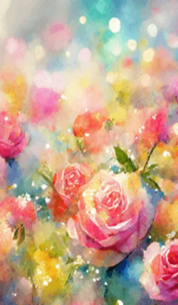 [LINE着せ替え] 薔薇(バラ)の花の着せかえ(R845)の画像1