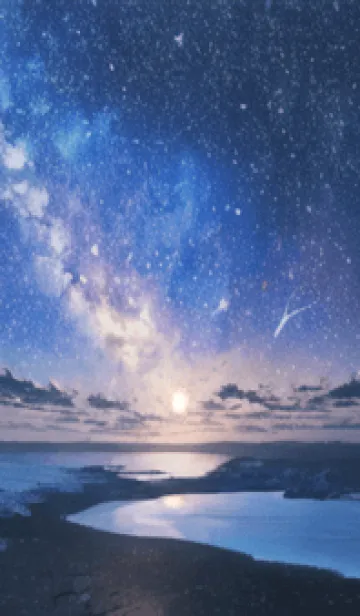 [LINE着せ替え] 銀河の冬空 #MC25。の画像1