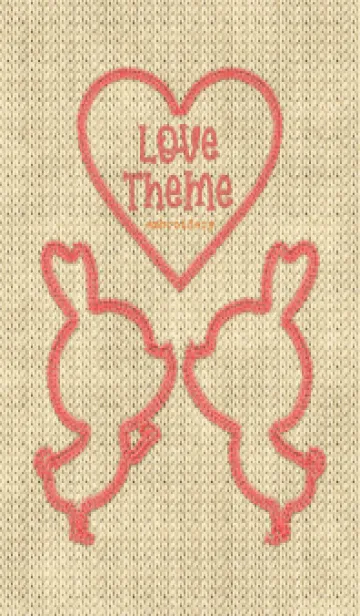 [LINE着せ替え] Love Theme Embroidery 25の画像1