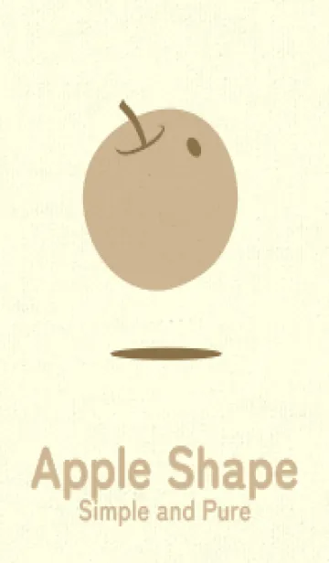 [LINE着せ替え] りんご型のきせかえ 小鹿色の画像1