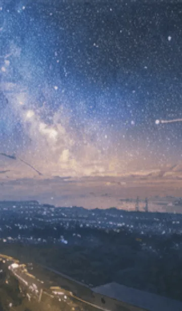 [LINE着せ替え] 銀河の冬空 #MC312。の画像1