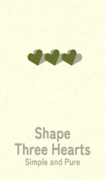 [LINE着せ替え] 3つのハート型の着せかえ シーモスの画像1