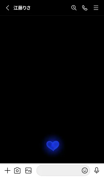 [LINE着せ替え] BLACK-HEART LIGHT 26の画像2