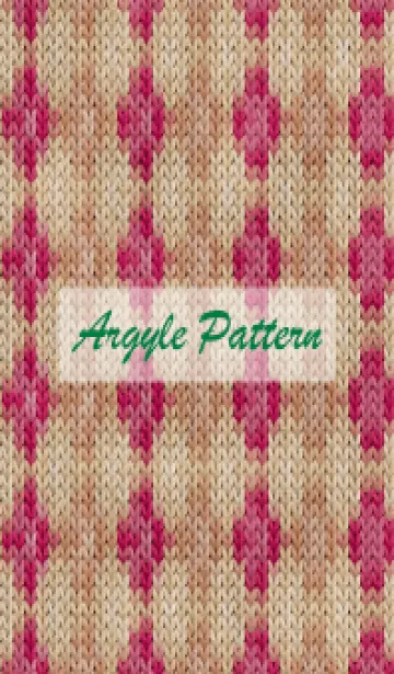 [LINE着せ替え] argyle pattern embroidery 51の画像1