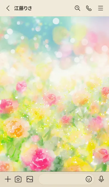 [LINE着せ替え] 薔薇(バラ)の花の着せかえ(R870)の画像2