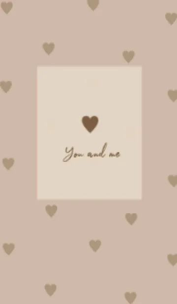 [LINE着せ替え] pattern_heart :dustybeigeの画像1