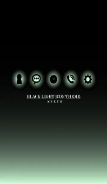 [LINE着せ替え] BLACK-LIGHT ICON THEME 26の画像1