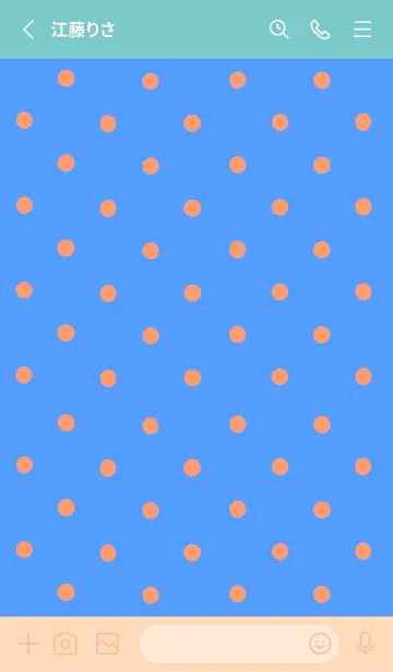 [LINE着せ替え] シンプル ミニ ドット 320の画像2