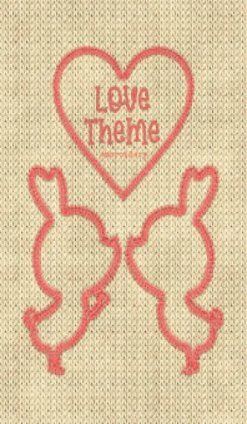 [LINE着せ替え] Love Theme Embroidery 26の画像1