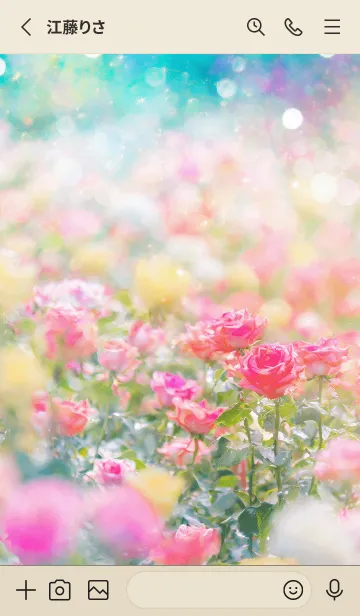 [LINE着せ替え] 薔薇(バラ)の花の着せかえ(R881)の画像2