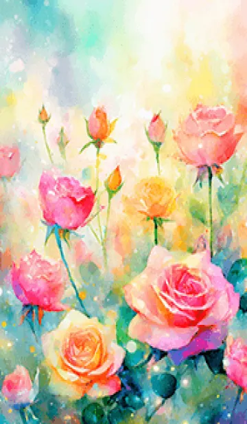 [LINE着せ替え] 薔薇(バラ)の花の着せかえ(R883)の画像1