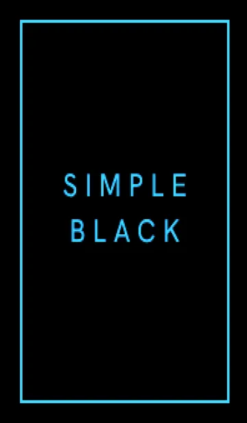 [LINE着せ替え] シンプル ブラック -2の画像1
