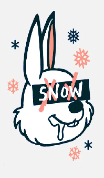 [LINE着せ替え] スノーラビット .24の画像1